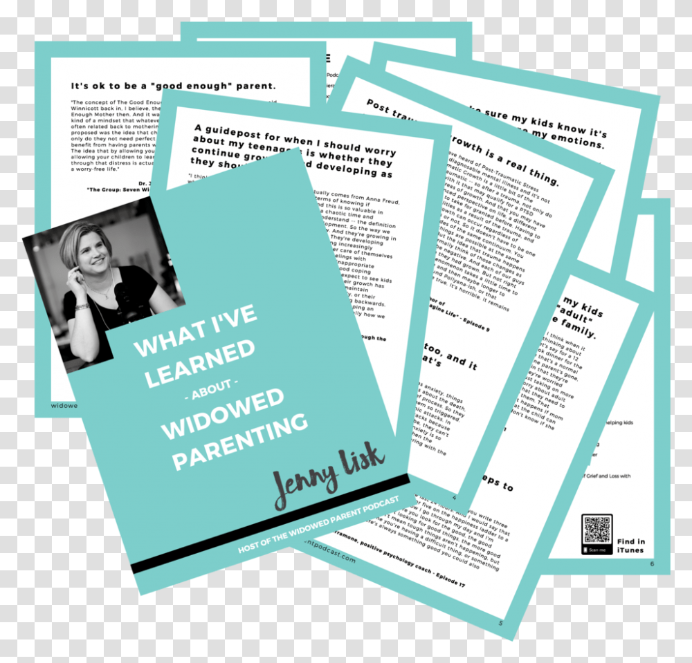 What I've Learned About Widowed Parenting Close Crop Flyer, Poster, Paper, Advertisement, Brochure Transparent Png