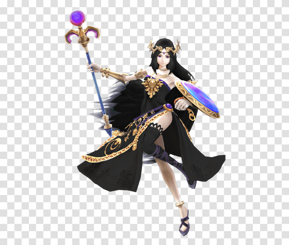 What If Dark Pit Got A Dark Palutena Palutena And Dark Pit, Costume, Person, Human, Weapon Transparent Png