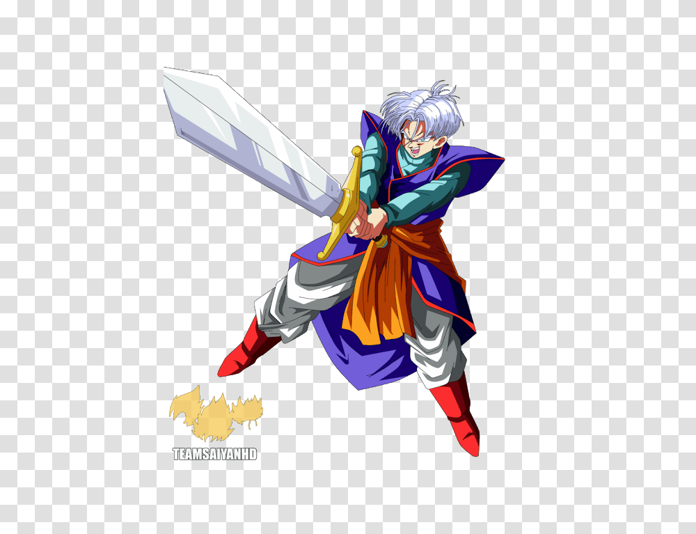What If Future Trunks Came Back In The Buu Saga In Get His, Person, Human, Duel, Manga Transparent Png