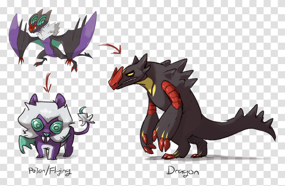 What If Pokemon Were Fusions Broken Down Into Their Pokmon Firered And Leafgreen, Dragon, Horse, Mammal, Animal Transparent Png