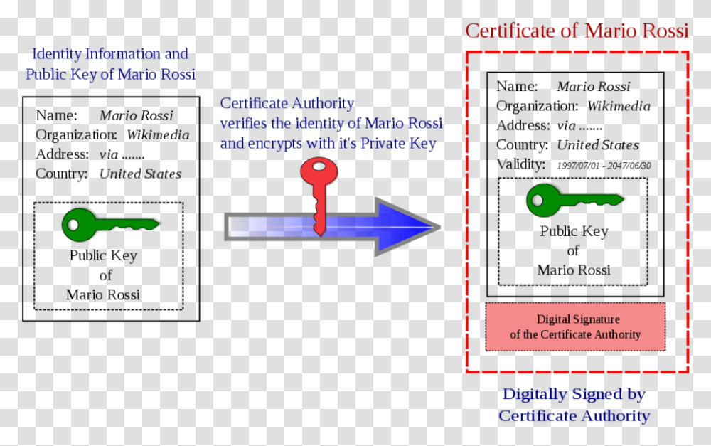 What Is A Certificate Authority Public Key Certificate, Plot, Diagram Transparent Png