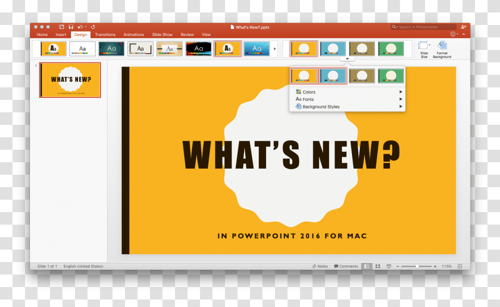 What Is New In Powerpoint 2016 For Mac Powerpoint 2015, Advertisement, Poster, Flyer Transparent Png