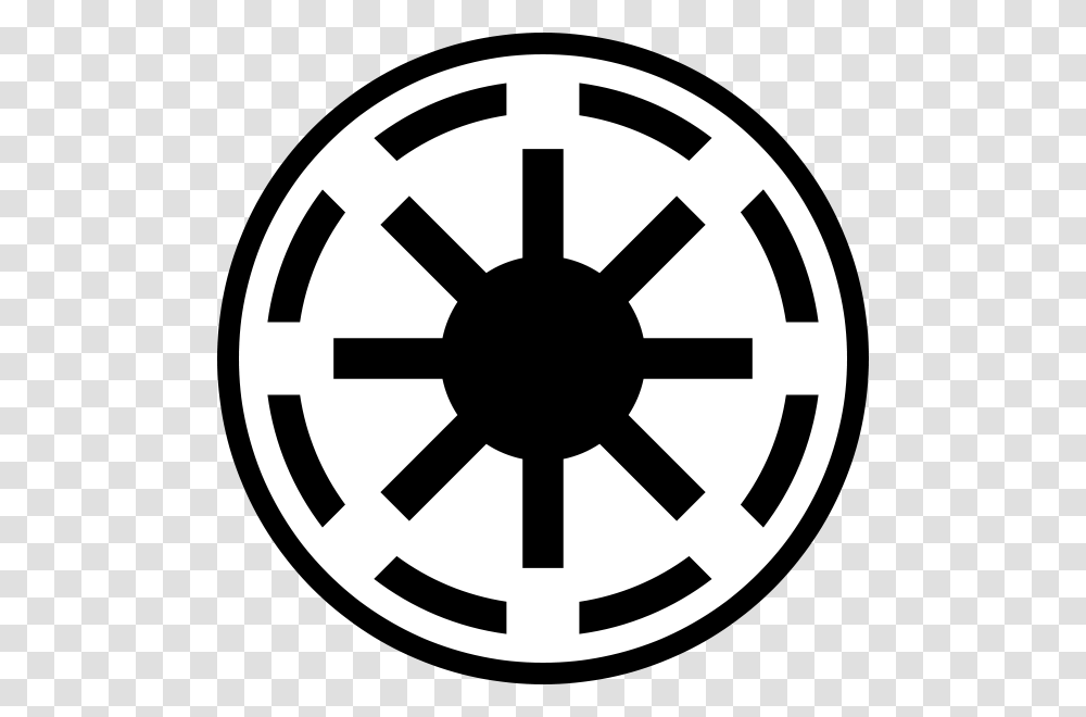What Is The Galactic Republic Logo Supposed To Represent Republic Logo Star Wars, Stencil, Symbol, Soccer Ball, Sport Transparent Png