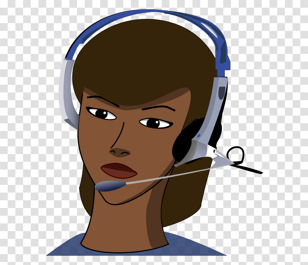 What Is Voip And Call Center Girl Clipart, Headphones, Electronics, Headset, Helmet Transparent Png
