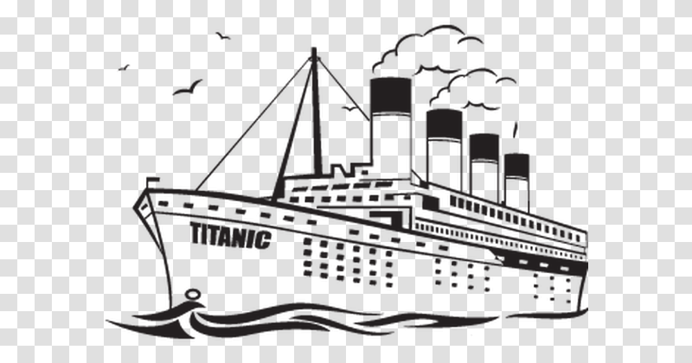 What Is Your Painted Wall Color Demo Simulation Titanic Clipart Black And White, Vehicle, Transportation, Ship, Watercraft Transparent Png