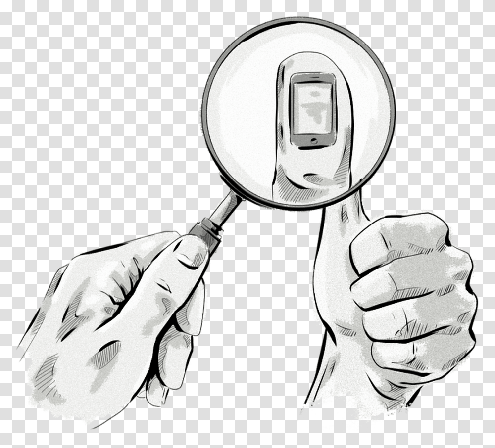 What It Is And Loupe, Magnifying, Person, Human, Hand Transparent Png