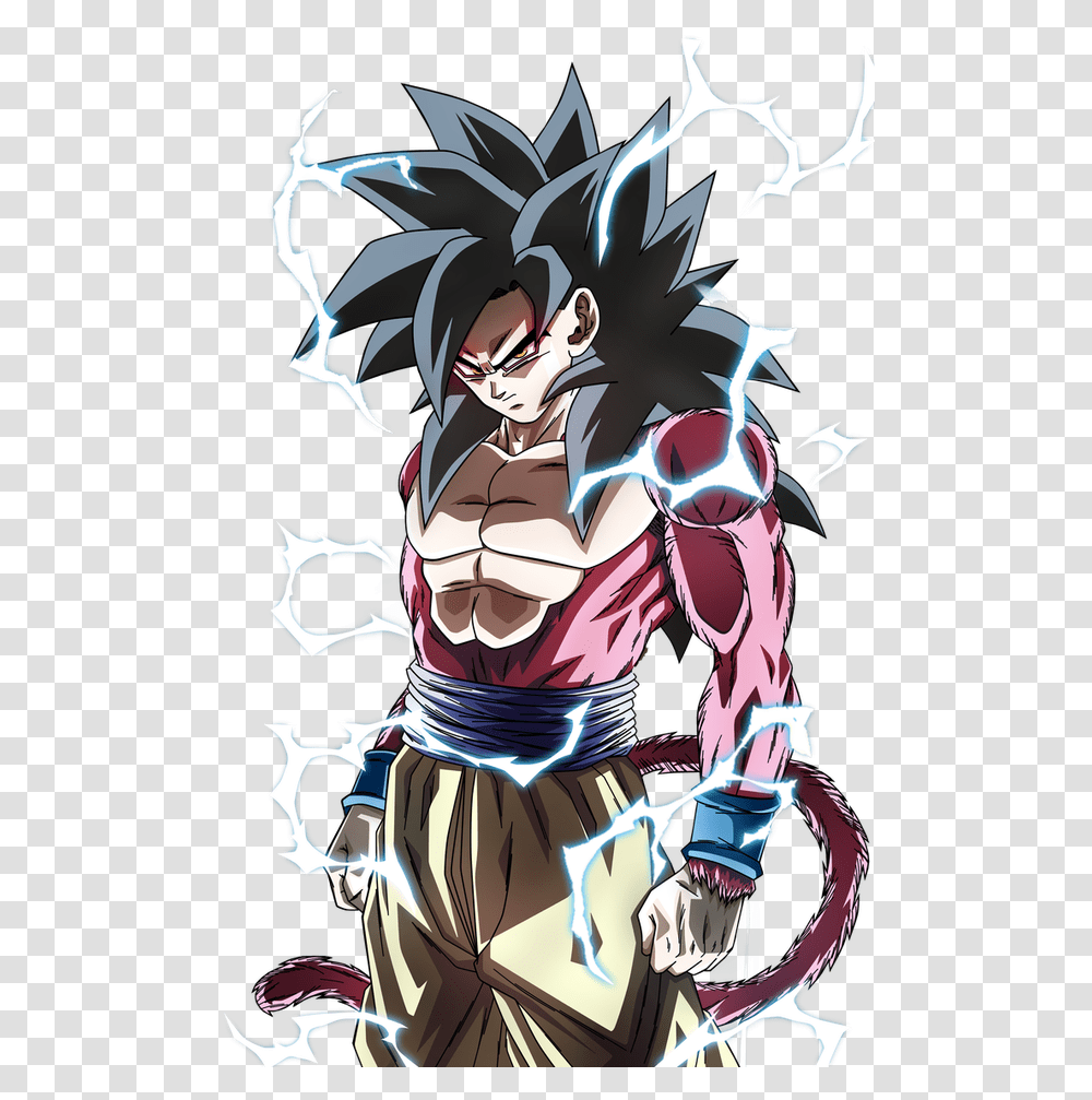 What Transformation Do You Think Is Looks Better Dragon Ball Z Goku Super Saiyan 4, Comics, Book, Manga, Graphics Transparent Png