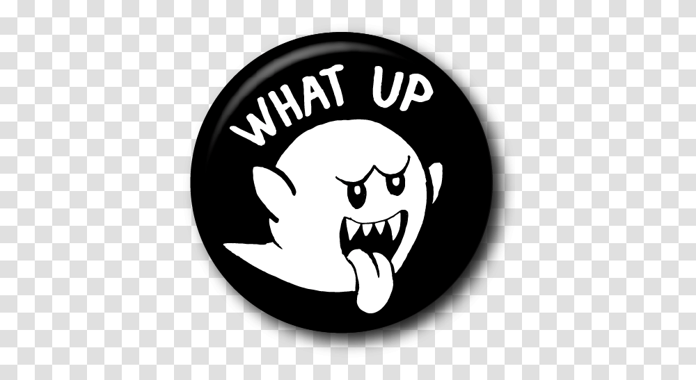 What Up Boo Custom Buttons Milwaukee Cartoon, Stencil, Logo, Symbol, Trademark Transparent Png