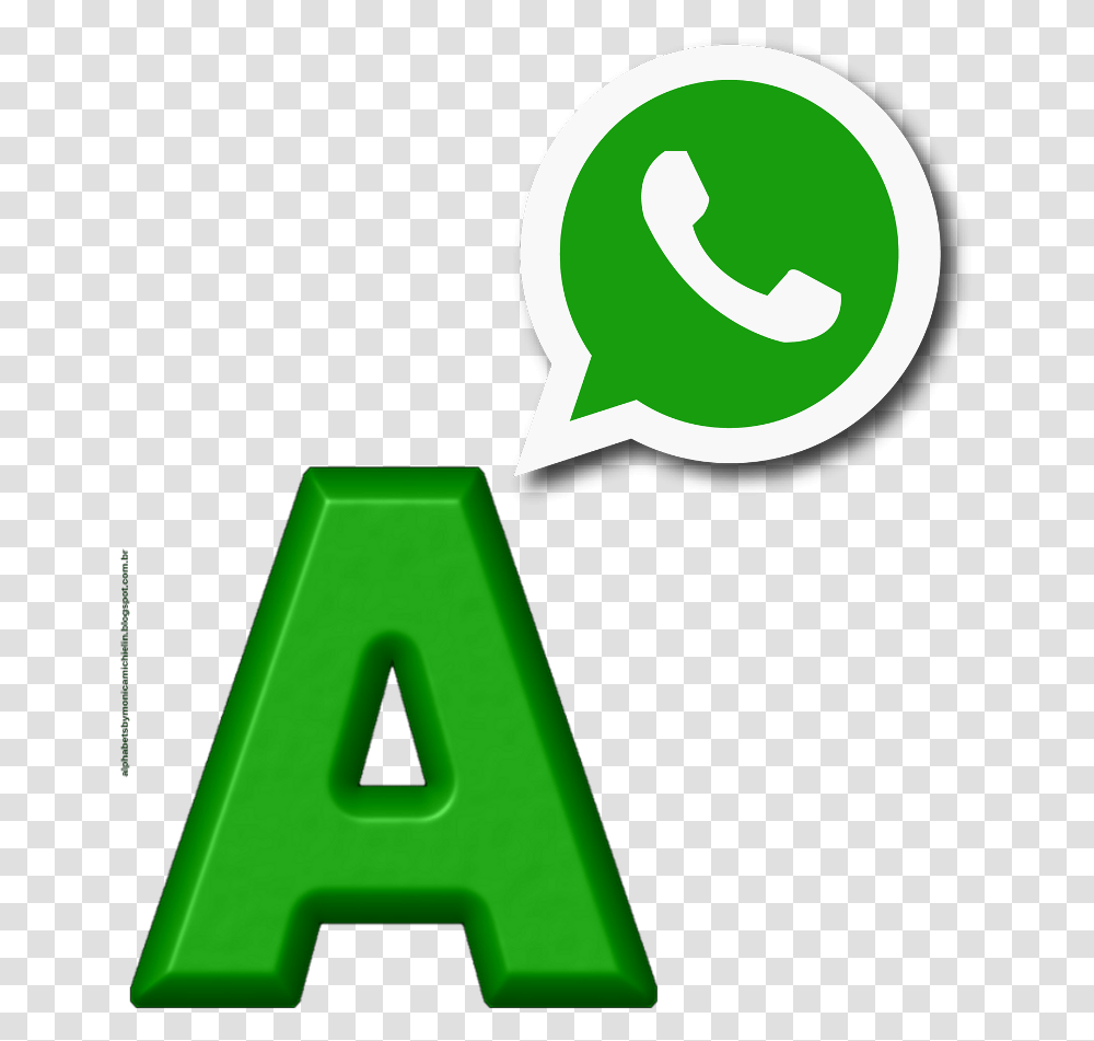 Whatsapp Alfabeto Logo Whatsapp 3d, Number, Alphabet Transparent Png