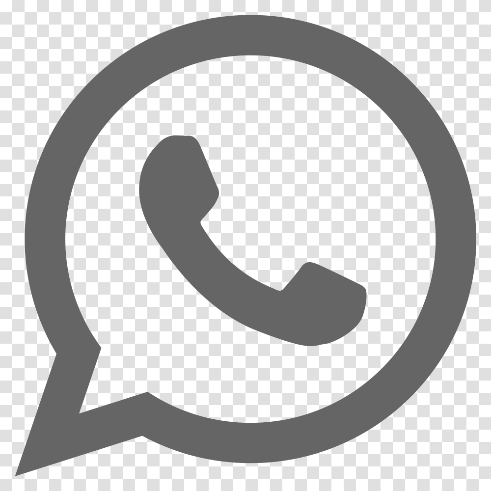 Whatsapp Black And White Logo, Alphabet, Number Transparent Png