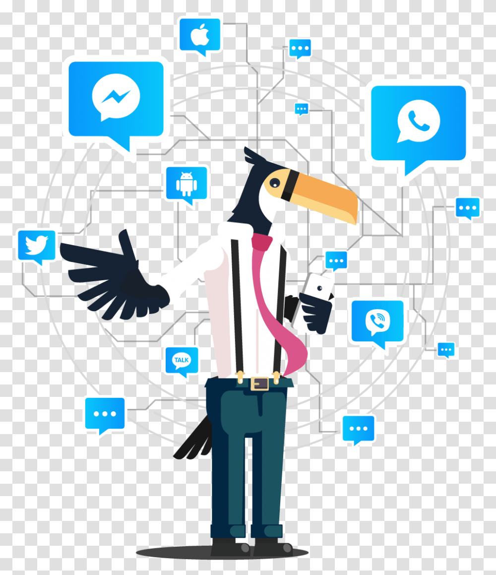 Whatsapp Chat Illustration, Network, Computer, Electronics Transparent Png