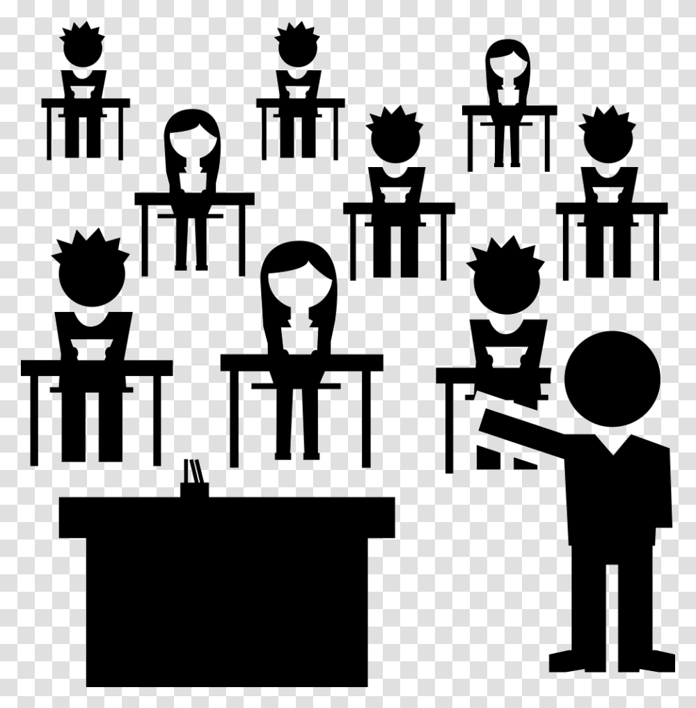 Whatsapp Class Group Icon, Silhouette, Stencil, Audience, Crowd Transparent Png