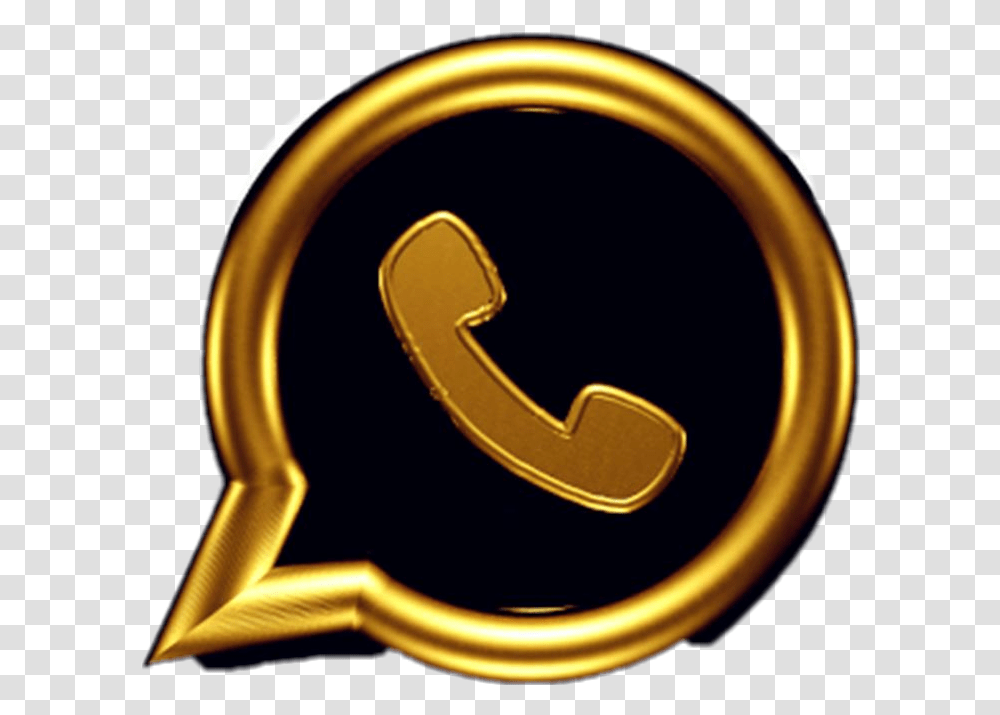 Whatsapp Computer Icons Logo Clip Art Whatsapp Logo Gold, Alphabet, Text, Number, Symbol Transparent Png