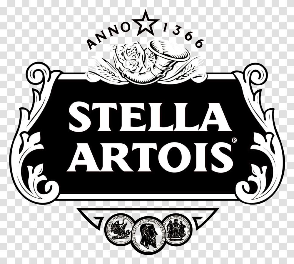 Whatsapp Full Size Logo Stella Artois Preto, Label, Trademark Transparent Png