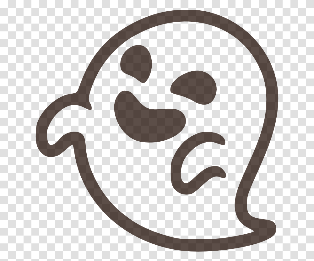 Whatsapp Ghost Emoji, Alphabet, Coffee Cup, Label Transparent Png