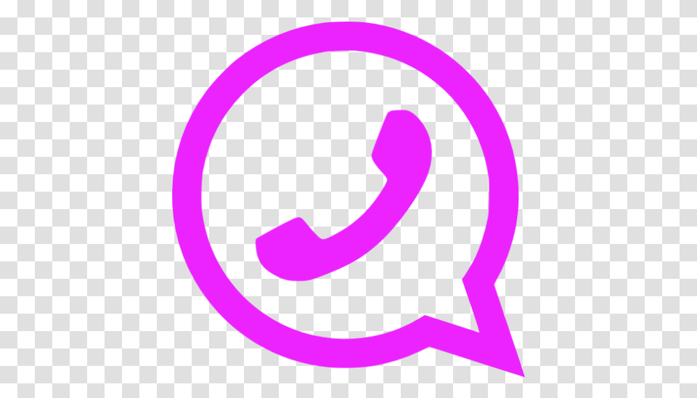 Whatsapp Icons Whatsapp Logo Purple, Text, Alphabet, Symbol, Number Transparent Png