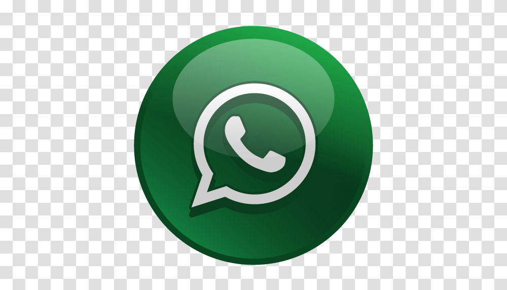 Whatsapp, Logo, Green Transparent Png