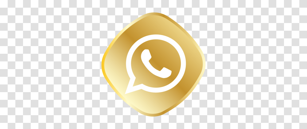 Whatsapp, Logo, Plant, Gold, Lamp Transparent Png