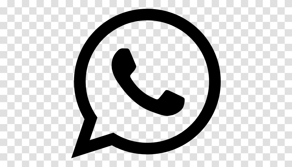 Whatsapp Logo, Number, Stencil Transparent Png