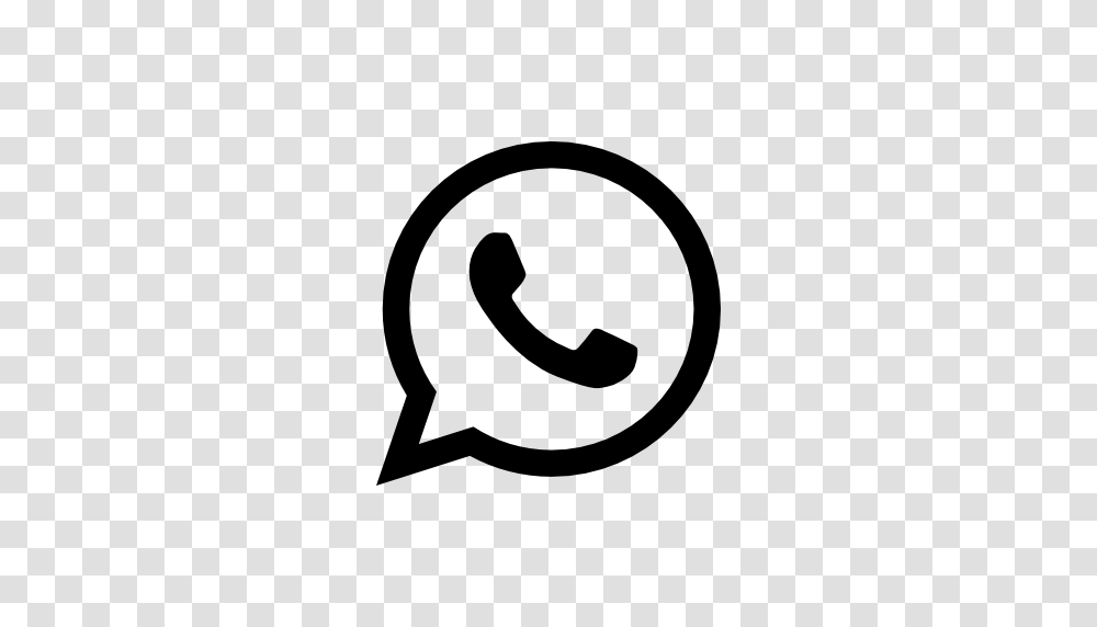 Whatsapp, Logo, Trademark, Stencil Transparent Png