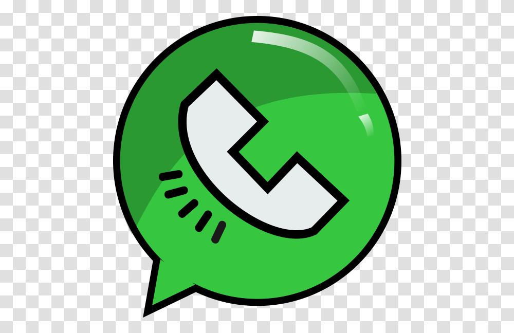 Whatsapp Vector Whatsapp Logo Cartoon, Recycling Symbol Transparent Png