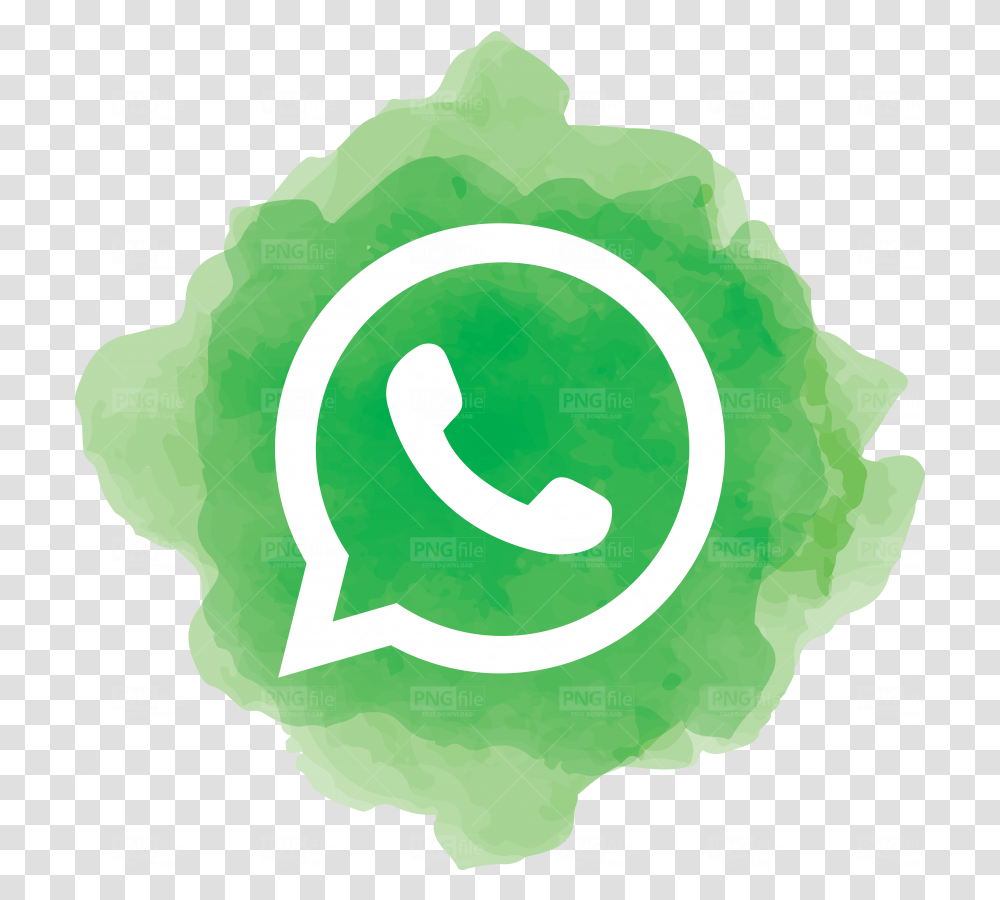 Whatsapp Watercolor Social Media Icon Logo Photo 1034 Red Whatsapp Logo Aesthetic, Plant, Poster, Vegetation, Vegetable Transparent Png