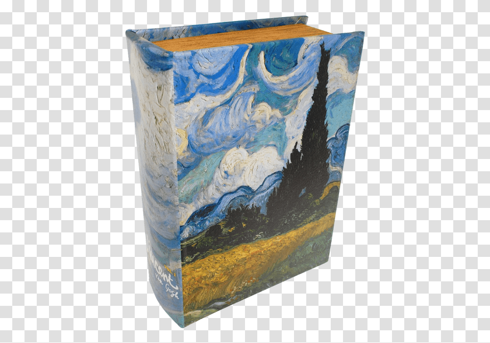 Wheatfield With Cypresses Book Wheat Field With Cypresses, Canvas, Painting, Modern Art Transparent Png