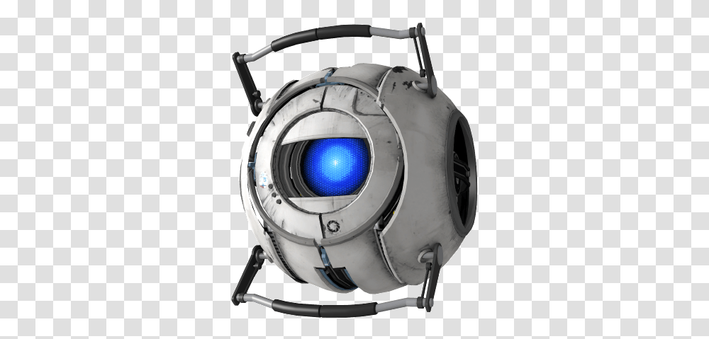 Wheatley Portal 2 Space Core, Helmet, Clothing, Apparel, Wristwatch Transparent Png