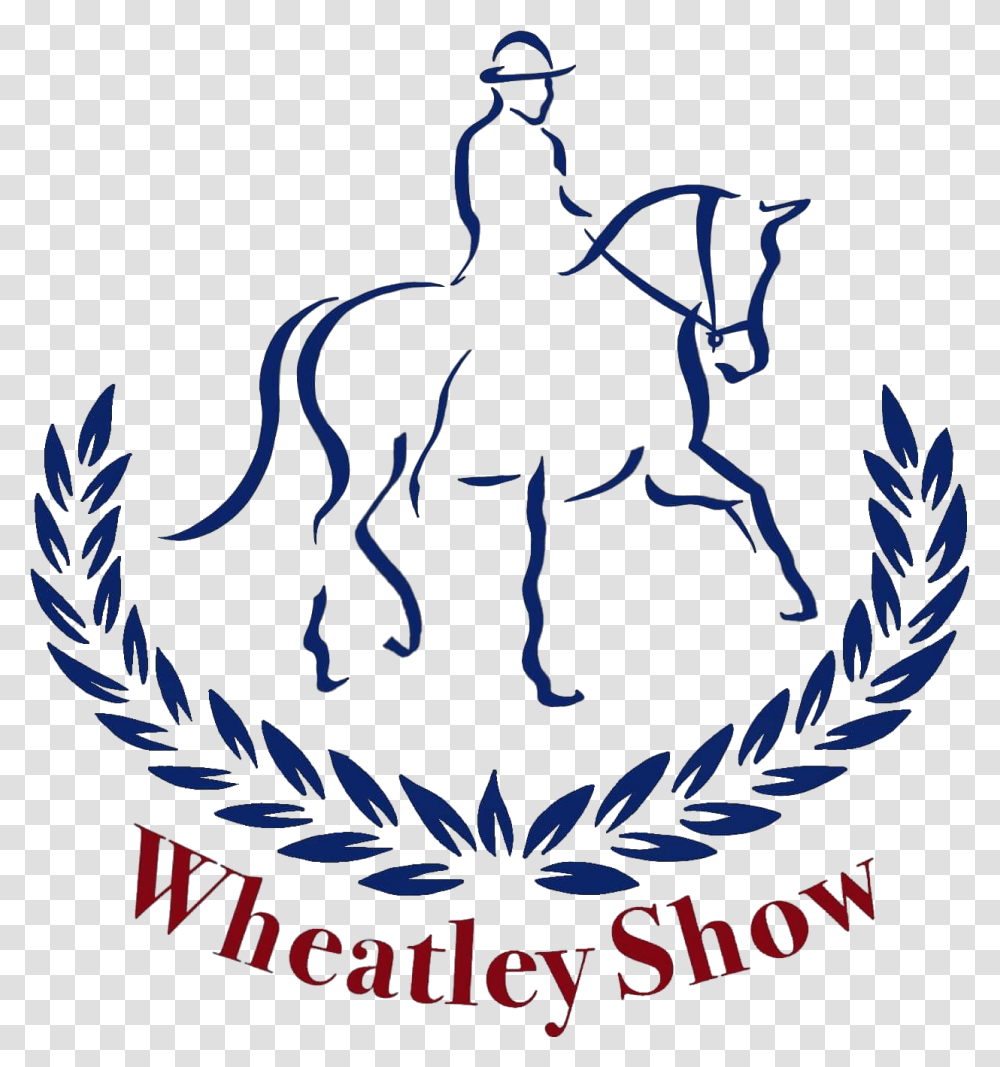 Wheatley Stick Figure Riding A Horse, Emblem, Logo, Trademark Transparent Png