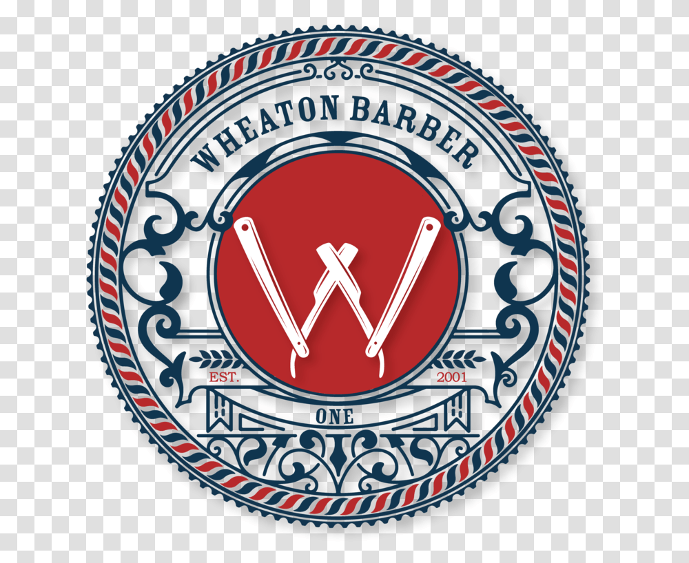 Wheaton Barber One Barbershop, Logo, Symbol, Trademark, Emblem Transparent Png
