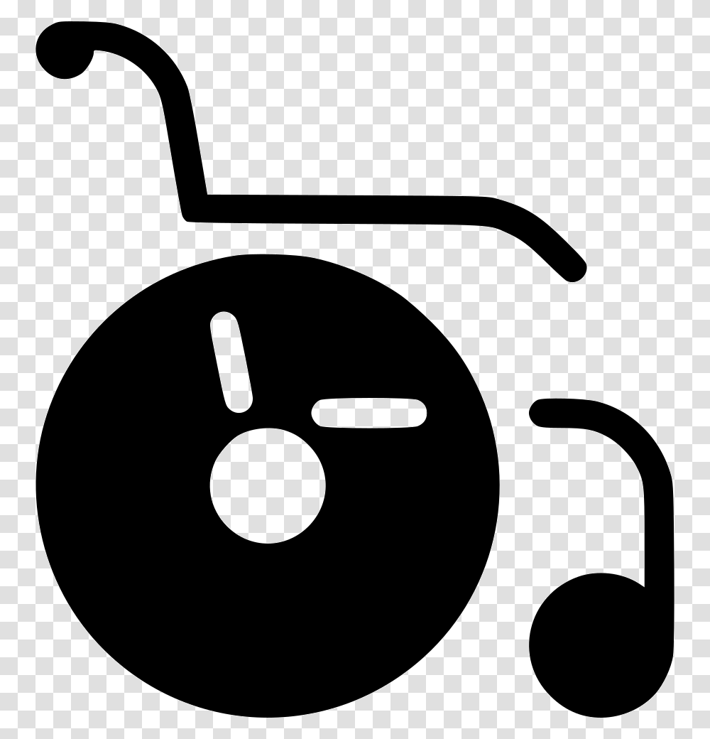 Wheel Chair Circle, Stencil, Alarm Clock Transparent Png