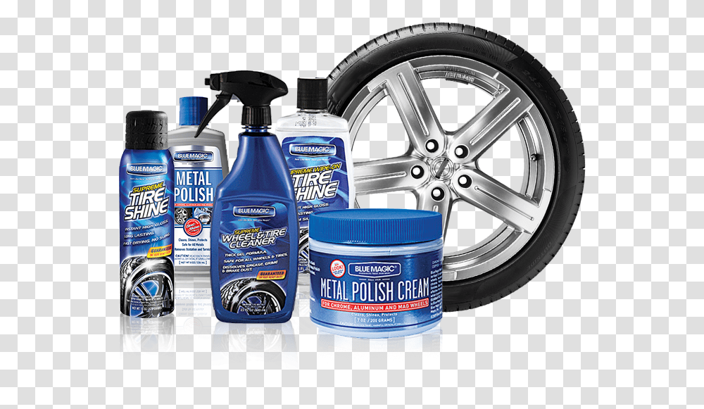 Wheel Clean Amp Polish, Tire, Machine, Bottle, Car Wheel Transparent Png