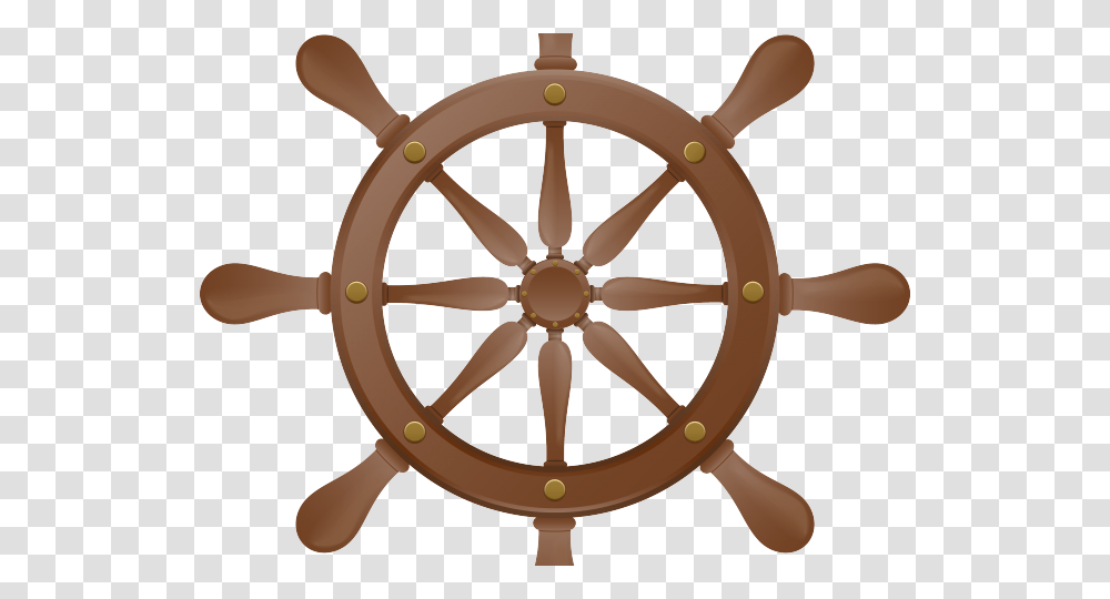 Wheel Clipart Pirate Boat Boat Steering Wheel Vector, Machine Transparent Png