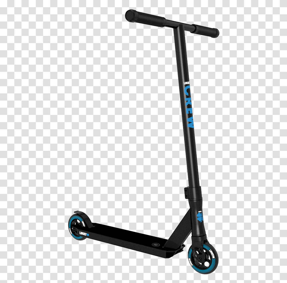 Wheel Kick Scooter Images Hd Black Lucky Crew Scooter, Vehicle, Transportation Transparent Png