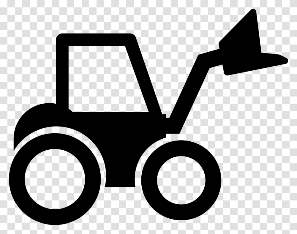 Wheel Loader Tractor Icon Free Download, Shovel, Tool, Binoculars Transparent Png