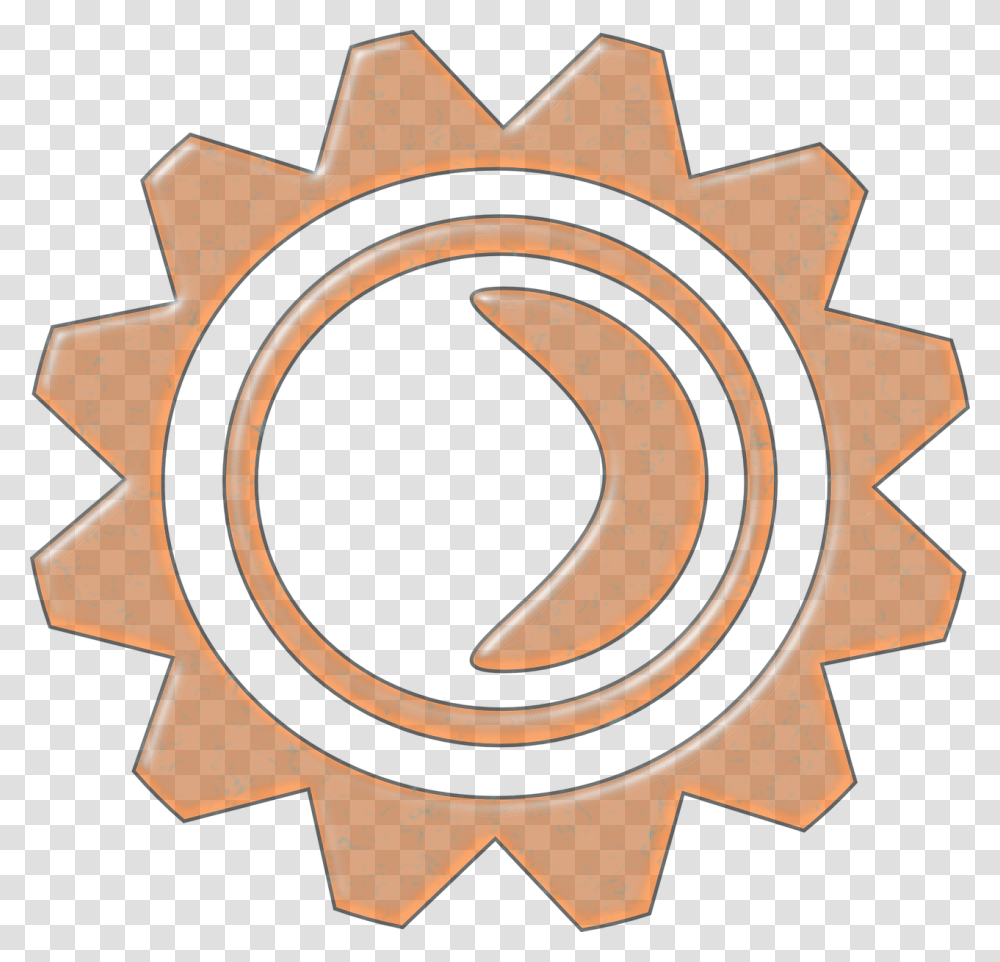 Wheel Machine Gears Cog Image Orange, Cross Transparent Png