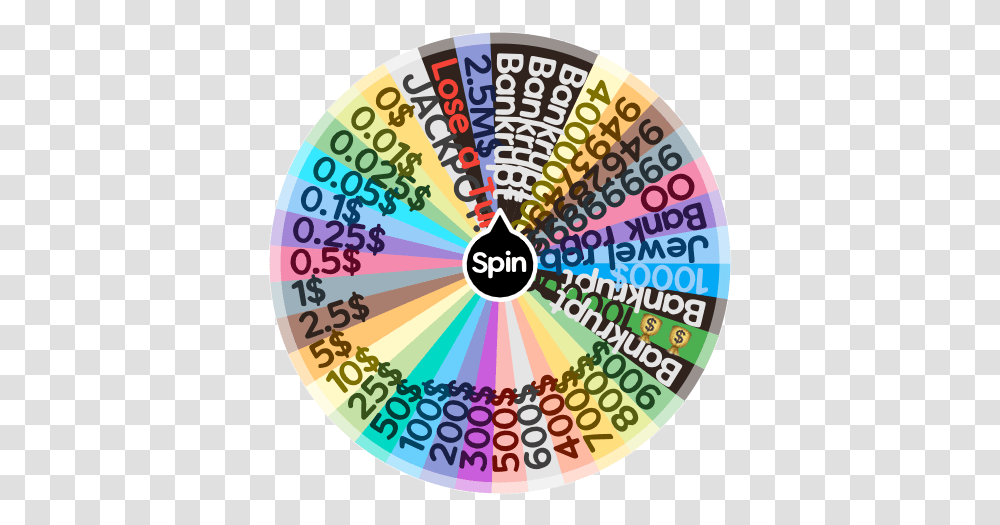 Wheel Of Dollars Spin The App Circle, Disk, Symbol, Logo, Trademark Transparent Png