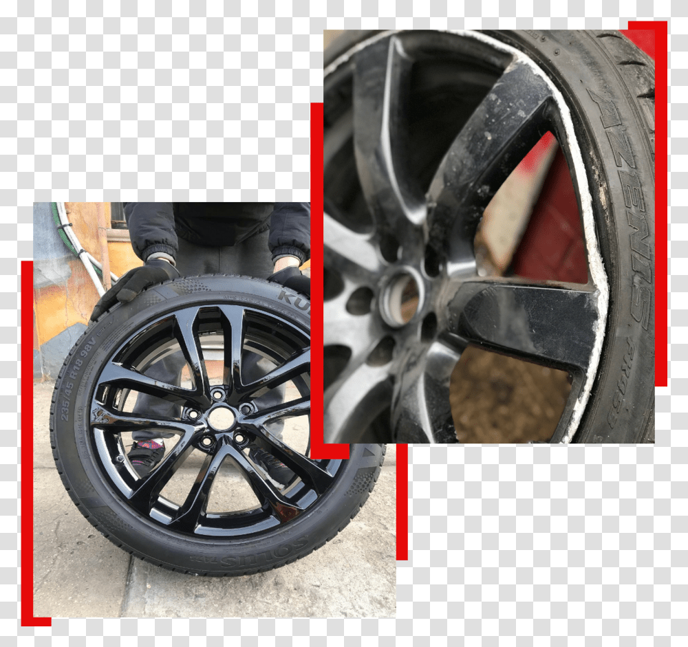 Wheel Repair Before And After Rim Repair Before And After, Machine, Tire, Alloy Wheel, Spoke Transparent Png