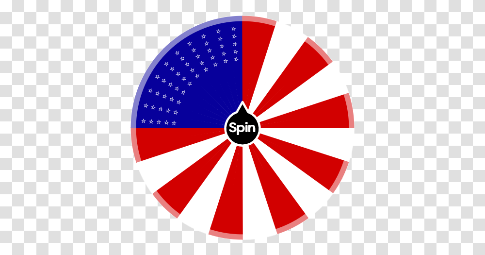 Wheel Stars Or Stripes Spin The App Spinning Wheel 1 100, Symbol, Flag, Logo, Trademark Transparent Png