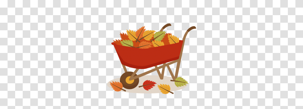 Wheelbarrow Cutting Fall Cuts Autumn, Vehicle, Transportation, Furniture Transparent Png