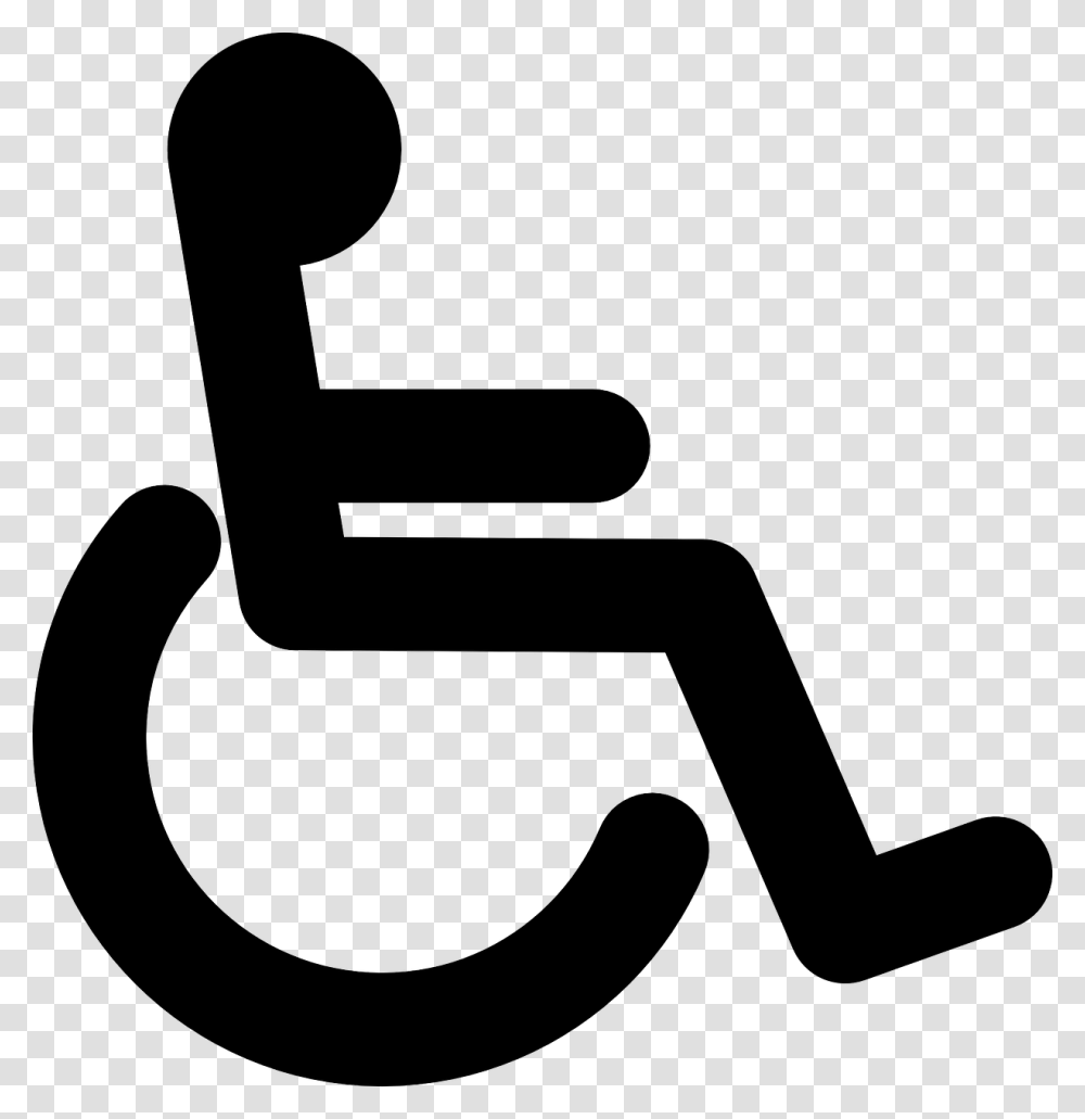 Wheelchair Black Handicap Disabled Logo, Furniture, Alphabet Transparent Png