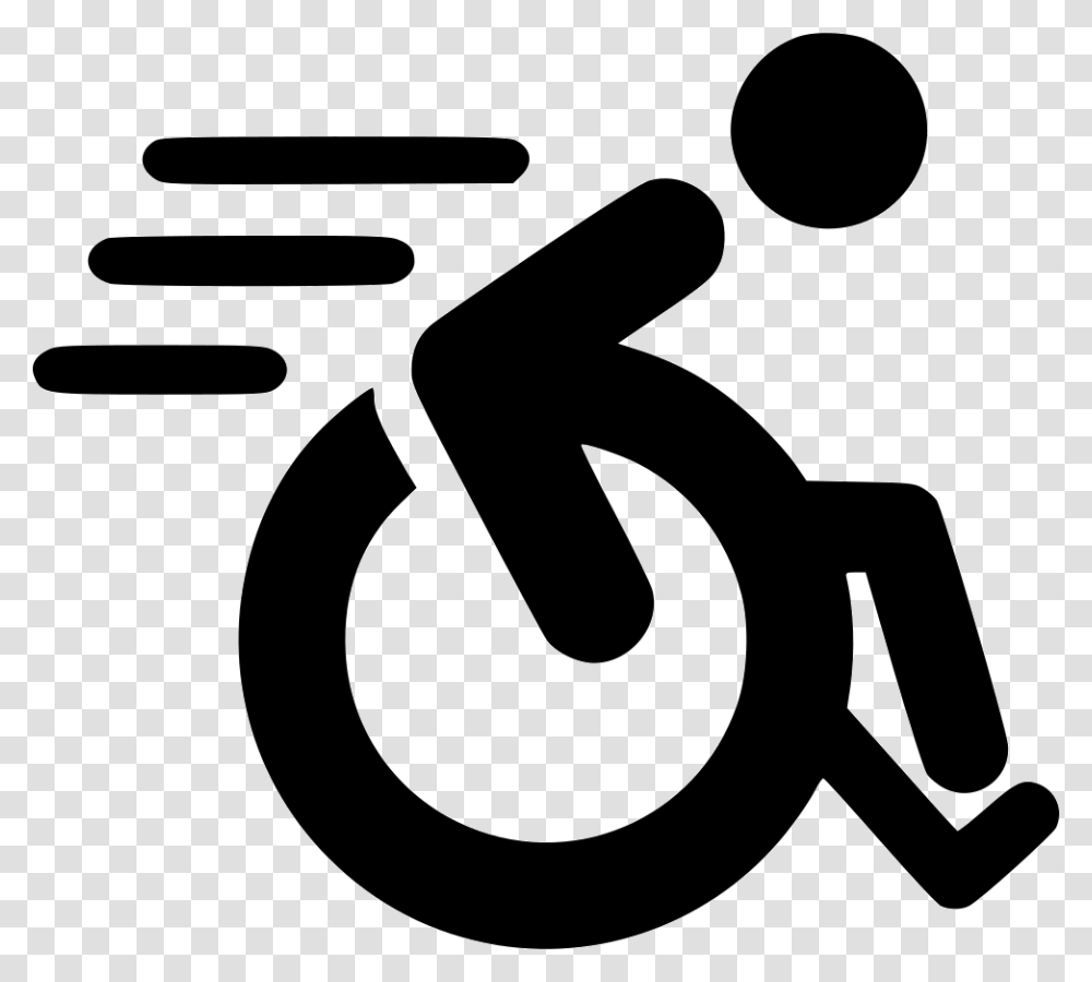 Wheelchair Fast, Sign, Road Sign, Hammer Transparent Png