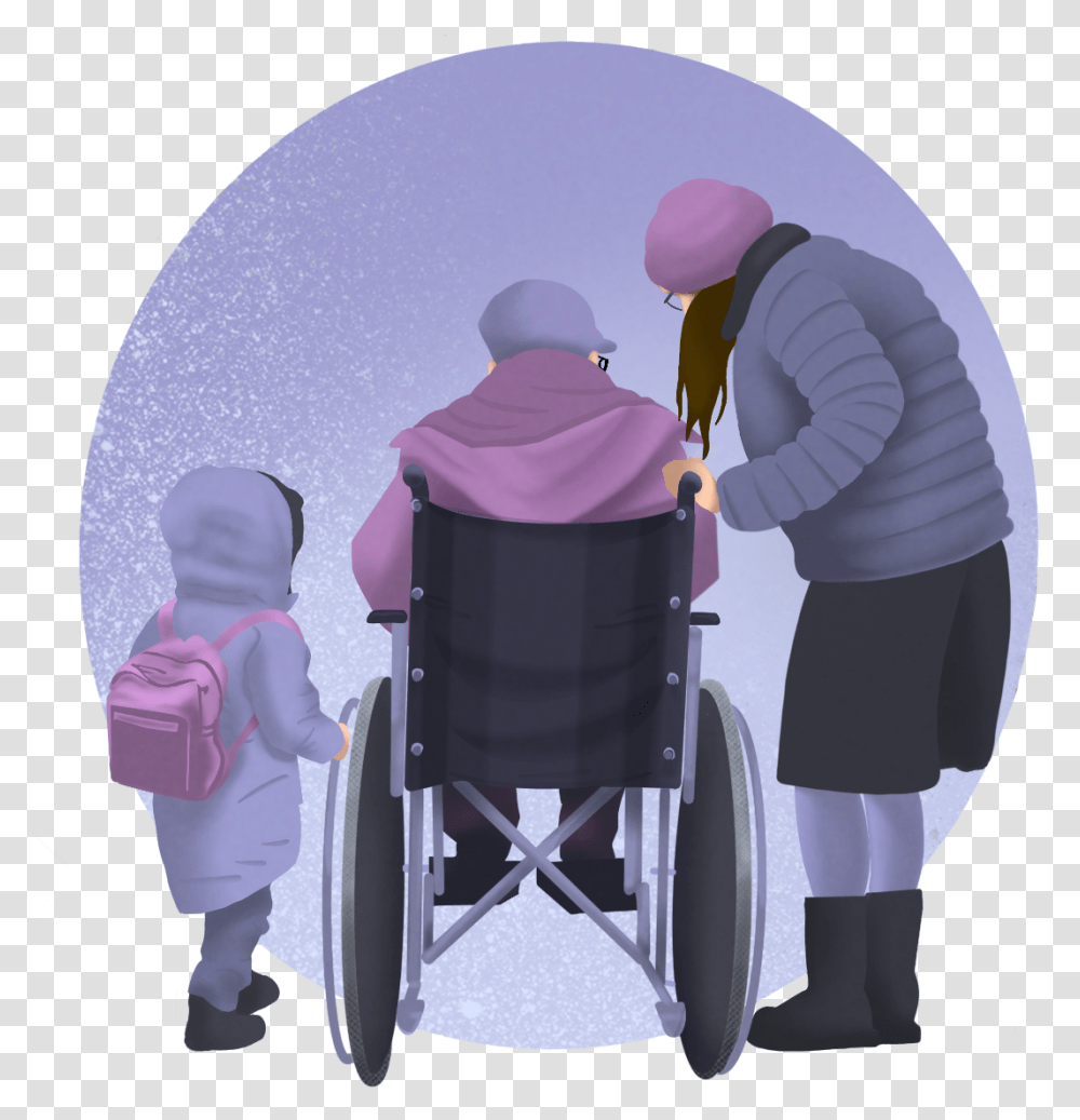 Wheelchair, Furniture, Person, Human Transparent Png