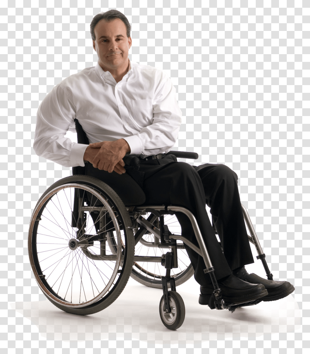 Wheelchair Man In A Wheelchair, Furniture, Machine, Person, Sitting Transparent Png