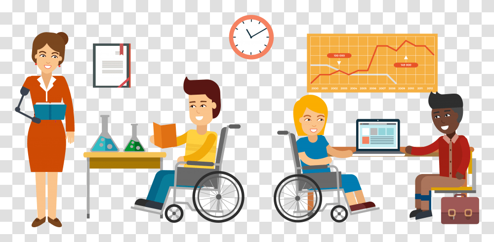 Wheelchair Person Wheelchair, Furniture, Human, Machine, Analog Clock Transparent Png
