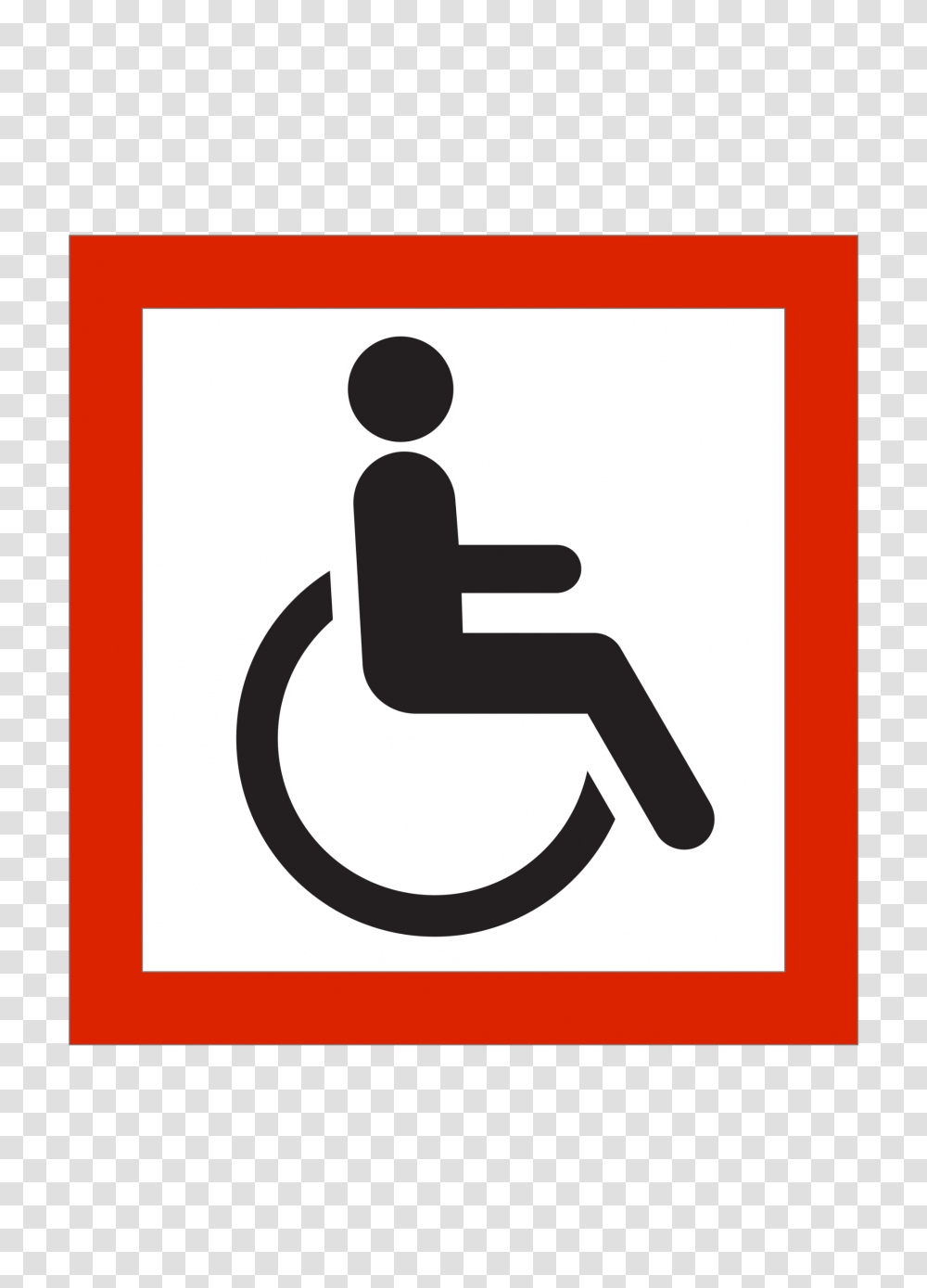 Wheelchair, Road Sign Transparent Png