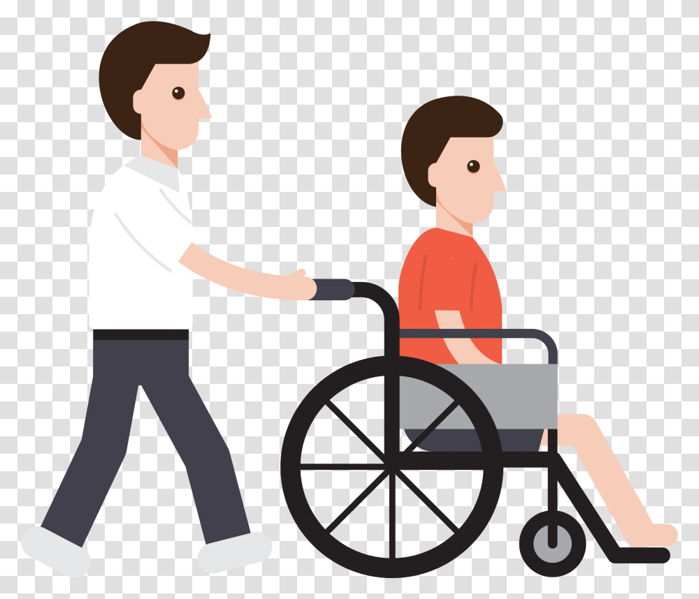 Wheelchair, Transport, Furniture, Person, Human Transparent Png