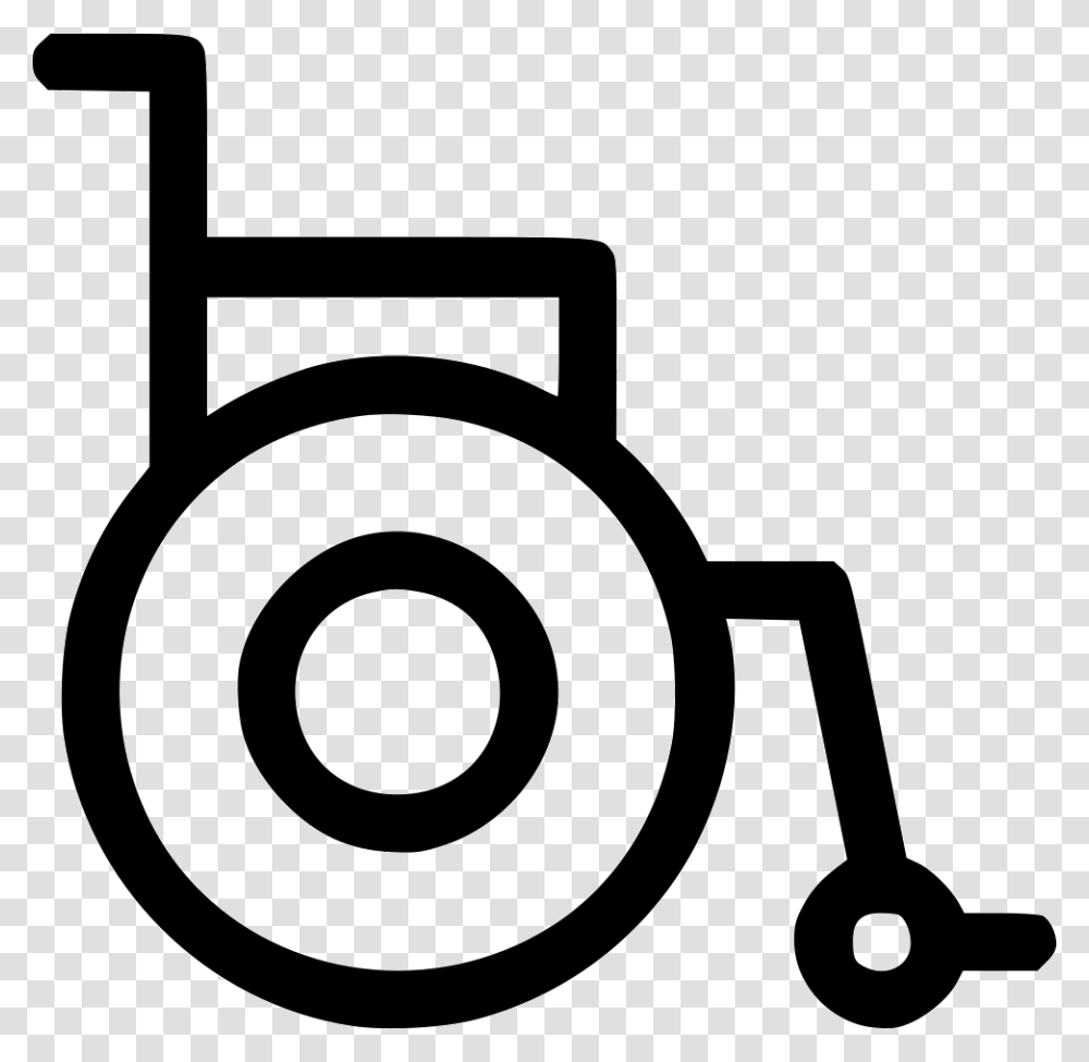 Wheelchair, Transport, Silhouette, Stencil, Lawn Mower Transparent Png