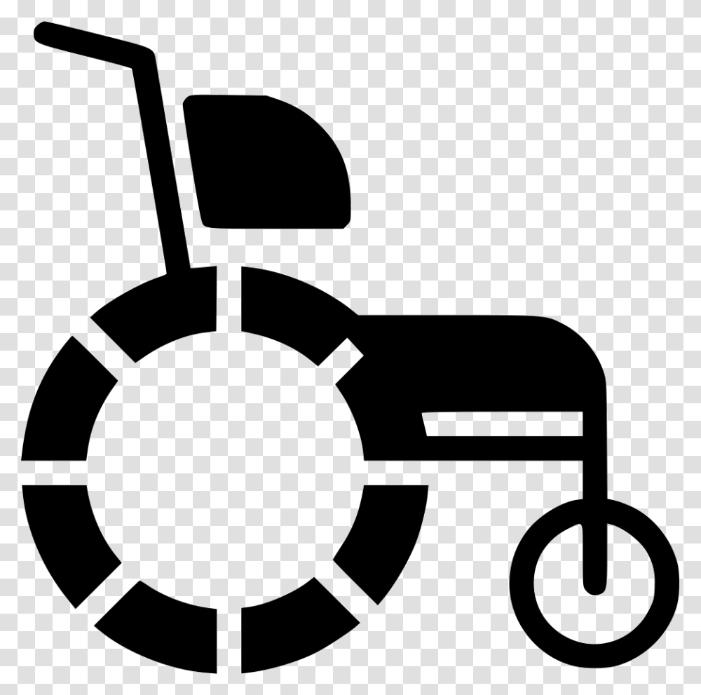 Wheelchair, Transport, Stencil, Lawn Mower, Tool Transparent Png