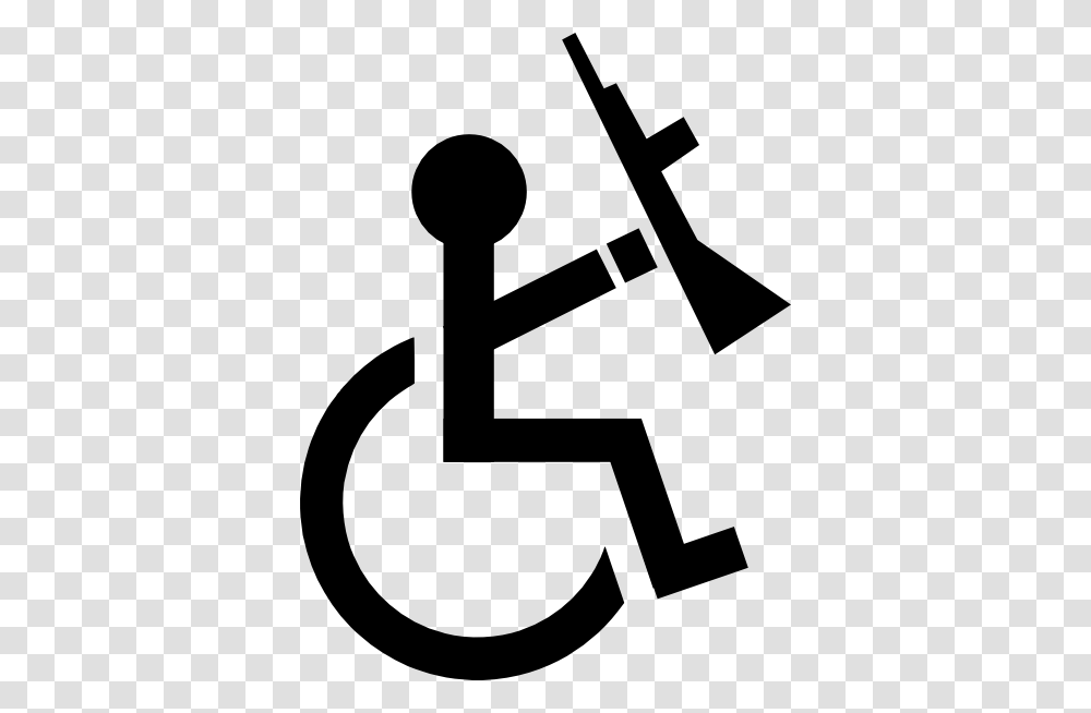 Wheelchair User Clipart, Cross, Stencil, Number Transparent Png